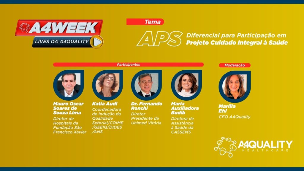 A4Week: APS – Diferencial para Participação em Projeto Cuidado Integral à Saúde