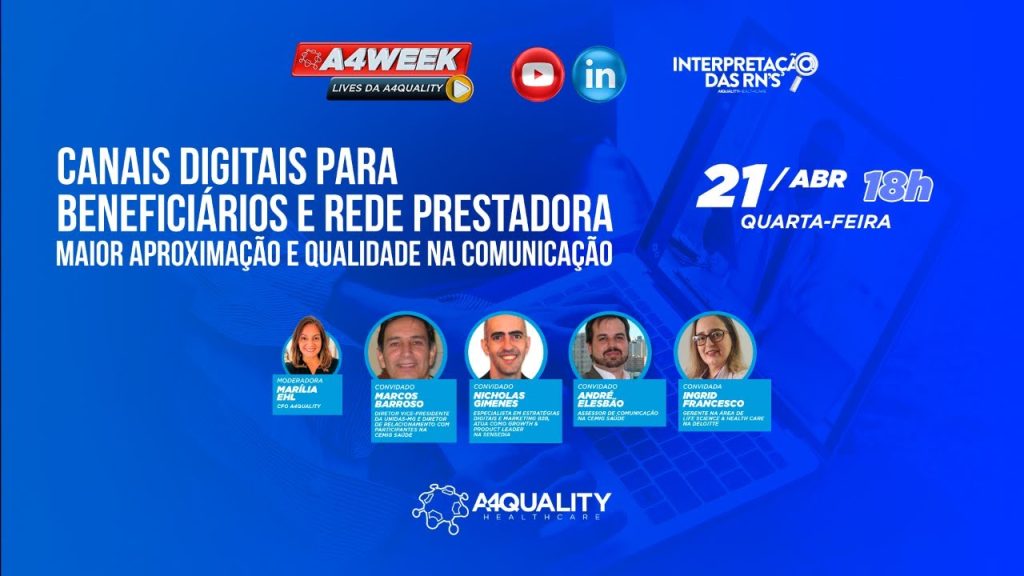 A4Week: Canais Digitais para Beneficiários e Rede Prestadora