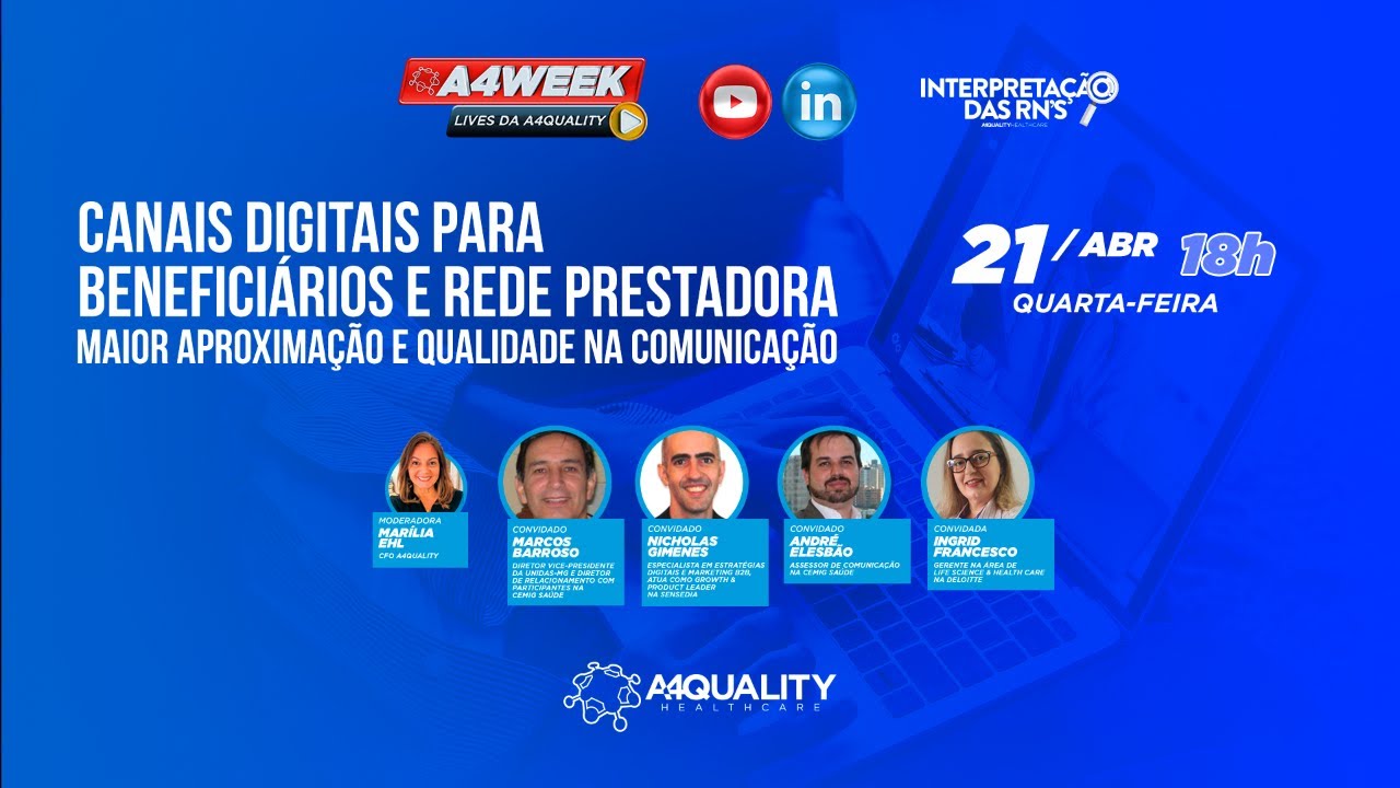 A4Week: Canais Digitais para Beneficiários e Rede Prestadora