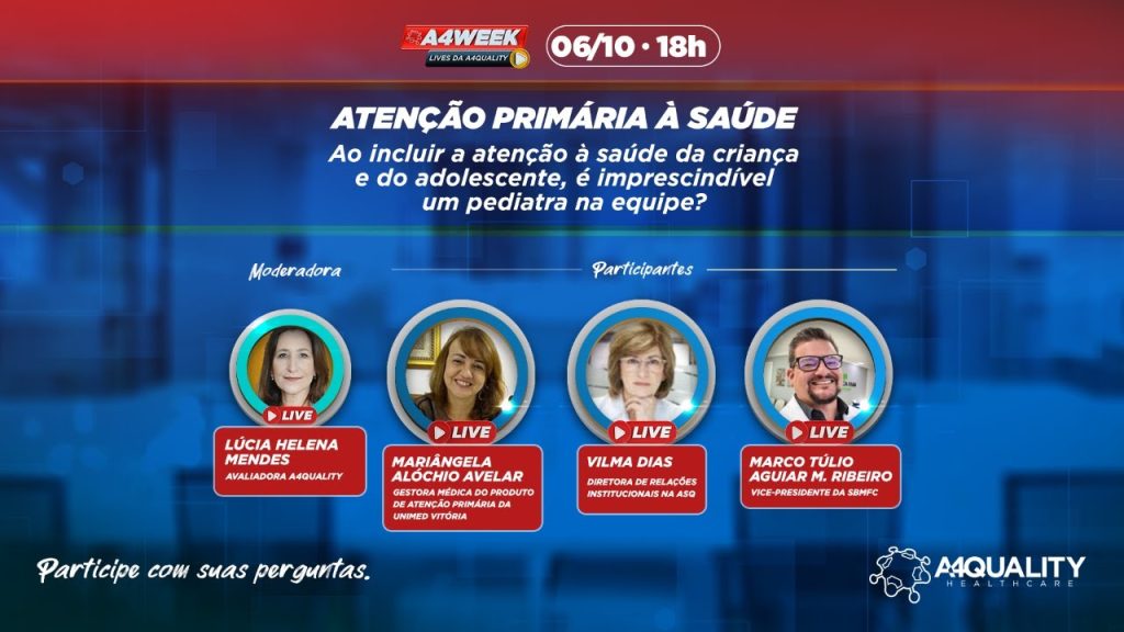 A4Week: APS – Ao incluir a atenção à saúde da criança e do adolescente, é imprescindível um pediatra na equipe?