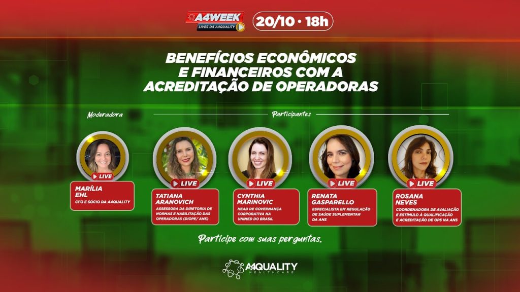 A4Week: Benefícios Econômicos e Financeiros com a Acreditação de Operadoras