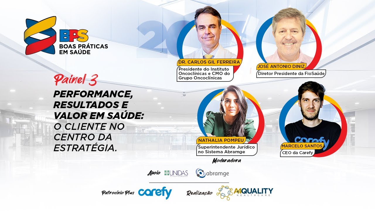 Painel 3: Performance, Resultados e Valor em Saúde – O Cliente no Centro da Estratégia