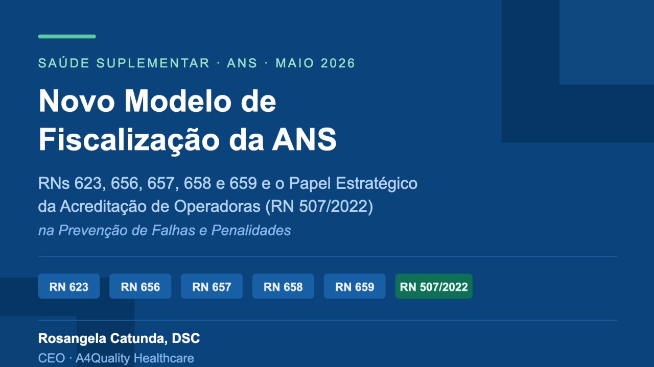 NOVO MODELO E FISCALIZAÇÃO DA ANS